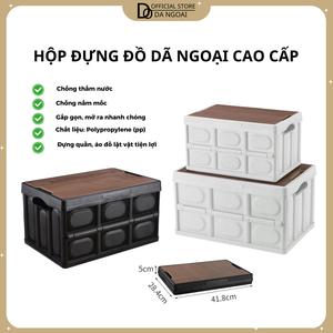 bàn camping gấp gọn dã ngoại, cắm trại du lịch, hộp xếp gấp gọn dã ngoại tiện lợi đi căm trại camping