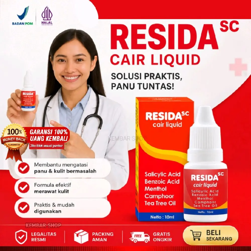 resida sc cair ORIGINAL - obat ampuh penghilang panu kadas kudis kurap dan jamur