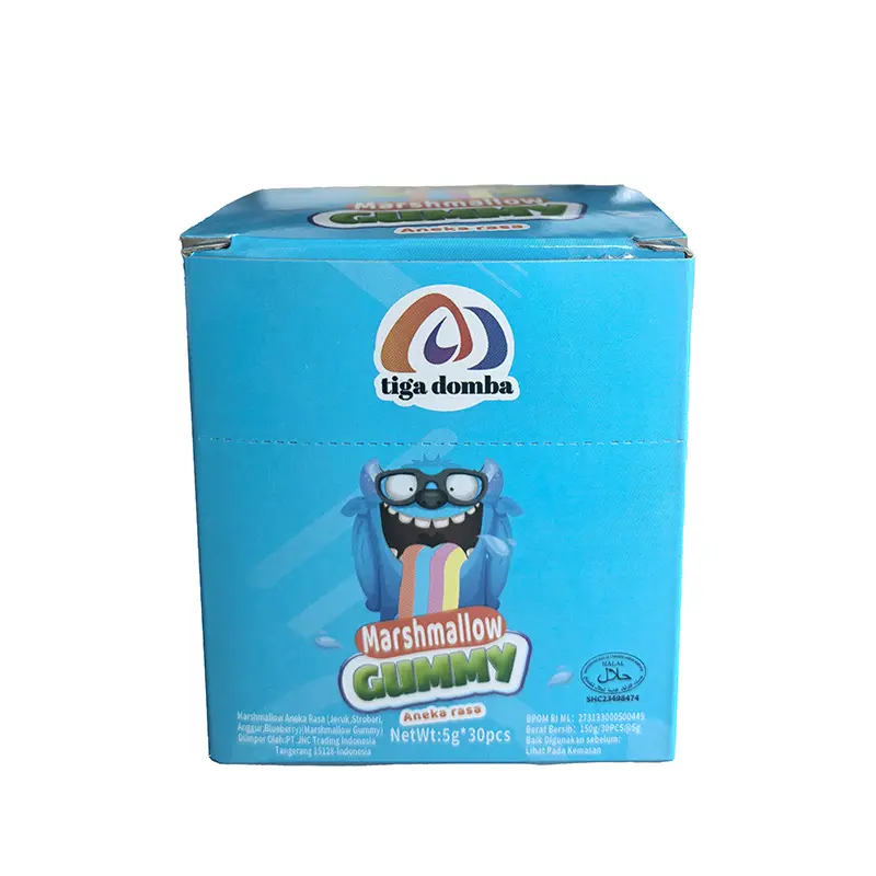 Paket 2box+[free 1box], Marshmallow Gummy&Crispy isi 90pcs 1