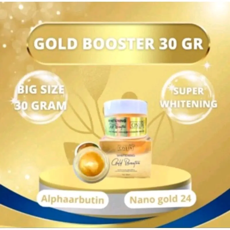 OSYIN GLOW PREMIUM GOLD BOOSTER DNA SALMON 10 GR Mencerahkan Wajah Mengencangkan Memutihkan Pencerah
