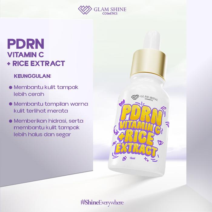 Gambar [SPESIAL LIVE] Glamshine Vit C PDRN Brightening Serum – Rice Extract & Skin Renewal Care dari GLAM SHINE COSMETICS Kota Tangerang Tokopedia
