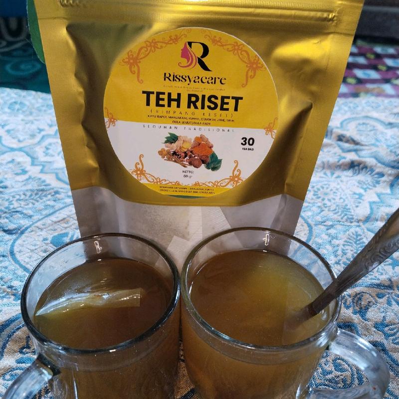 Teh RiSet ( Rimpang Keset ) Rissyacare/Teh Herbal Kewanitaan 1