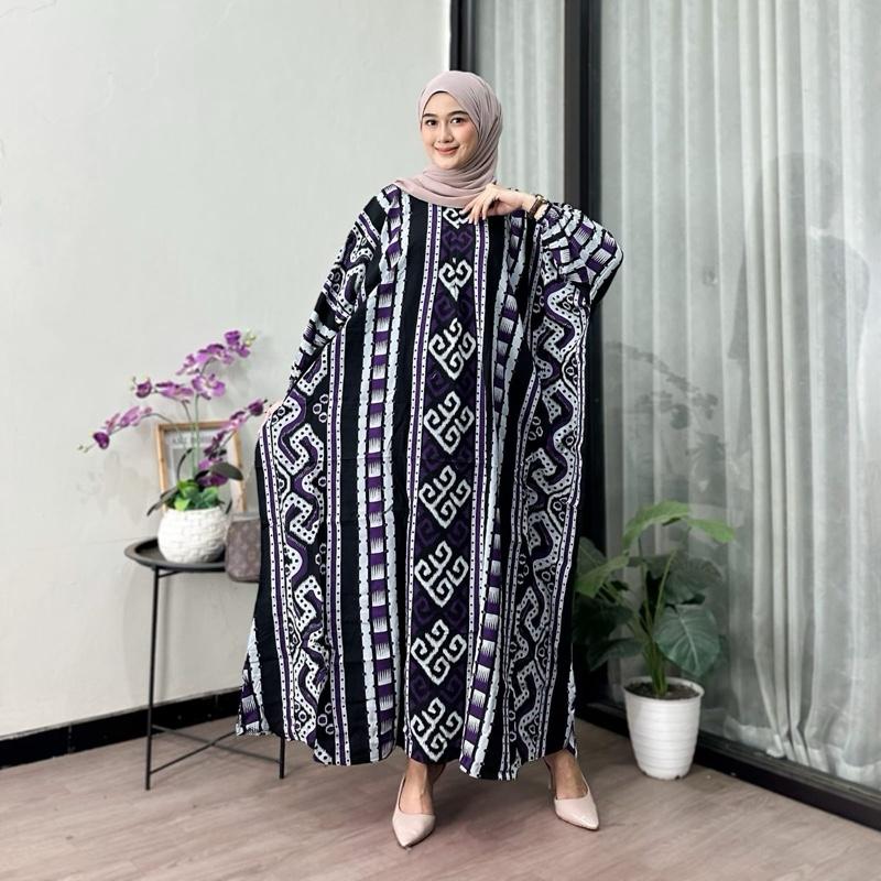 Gamis Kaftan Songket Tebal Muslimah 1