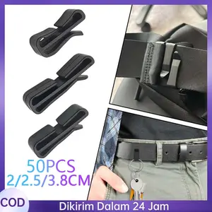 50PCS Klip Webbing Tactical 2.5cm - Untuk Tali Backpack & Carrier - Bahan Plastik PVC Tahan Air - Ready Stok Cepat