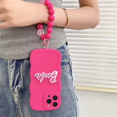 Chữ cái Barbie màu đỏ hồng Ins Hàn Quốc dành cho phụ nữ, Ốp Điện Thoại iPhone XR / Xsmax / 13, chống rơi, 12 2