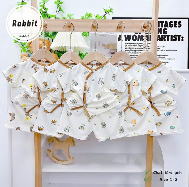 Set 3-5 Bộ dài tăm lạnh cho bé sơ sinh đủ size từ 3-9Kg