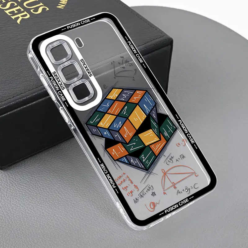 Softcase Bening Airbag Untuk Infinix Hot 50 4G 50 5G 50 PRO 50 PRO PLUS Case Clear Casing Silikon Aksesoris Ponsel Handphone Silicone Cover GBI-034 1