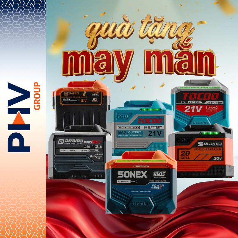 [PHV] Pin 20 Cell, Thân Máy Khoan, Mài, Bulong, Khoan chân pin phổ thông Makita M21 có đèn báo dung lượng