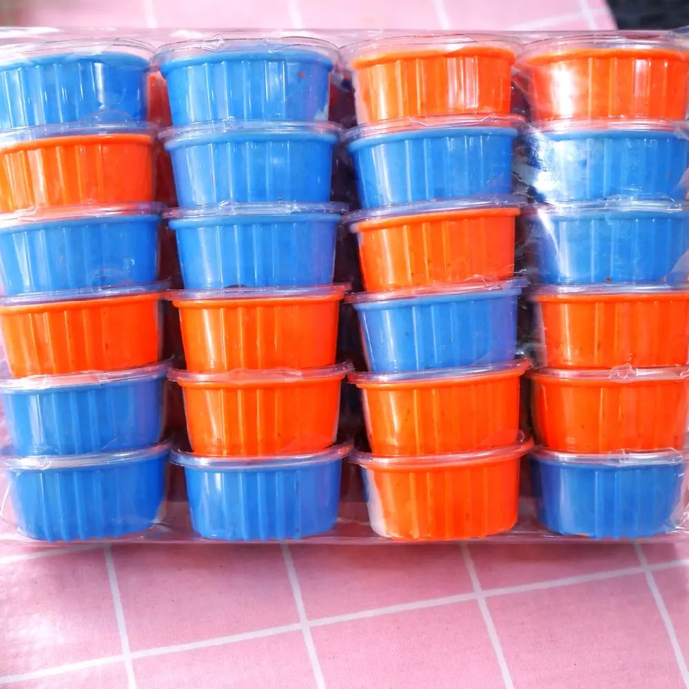 1 BOX WARNA BIRU OREN PUTIH