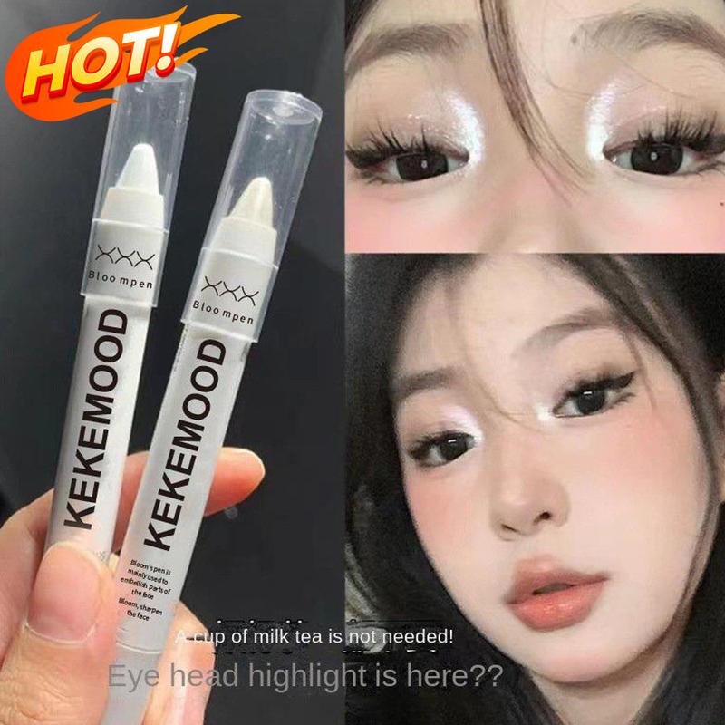 Bút Chì Phấn Mắt, Kekemood, Làm Sáng Giường Tơ Tằm Bút Bắt Sáng, Chống Nhòe, Chống Nước, Chống Mồ Hôi, Dán Phấn Mắt Lì Tạo Đường Viền, Lâu Trôi phấn  mắt carslan 7 màu phấn  mắt bảng  mắt Mỹ Phẩm Trang Điểm