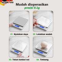 Gambar Monake German Timbangan Dapur Digital Baker Kitchen Scale Waterproof 10kg 3kg 1g 0.1g Skala Dapur Digital Multi-Unit Steinless Steel Tahan air - Biasa (10kg/1g)
 dari NESO Premium Store Kota Administrasi Jakarta Barat 4 Tokopedia