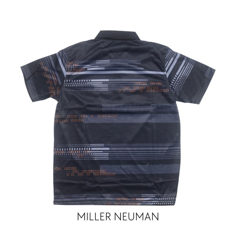 NEW Miller Neuman 001 Kaos Kerah Pria Bapak Dewasa Bahan Katun Berkantong MN-001 1