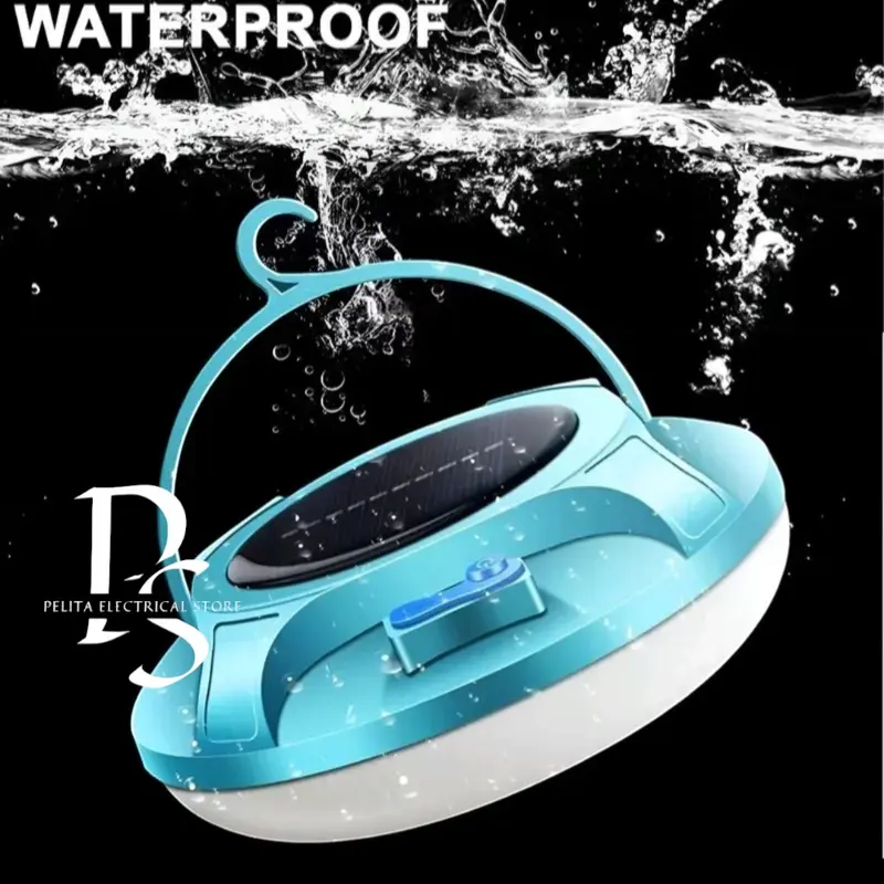 LAMPU EMERGENCY UFO SOLAR PANEL CAMPING MAXPOWER MX-203 600WATT / 400 WATT / 300 WATT 5