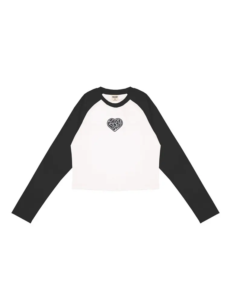 3Second Kaos Wanita Hitam Meekha Long Sleeve HP-S04072422