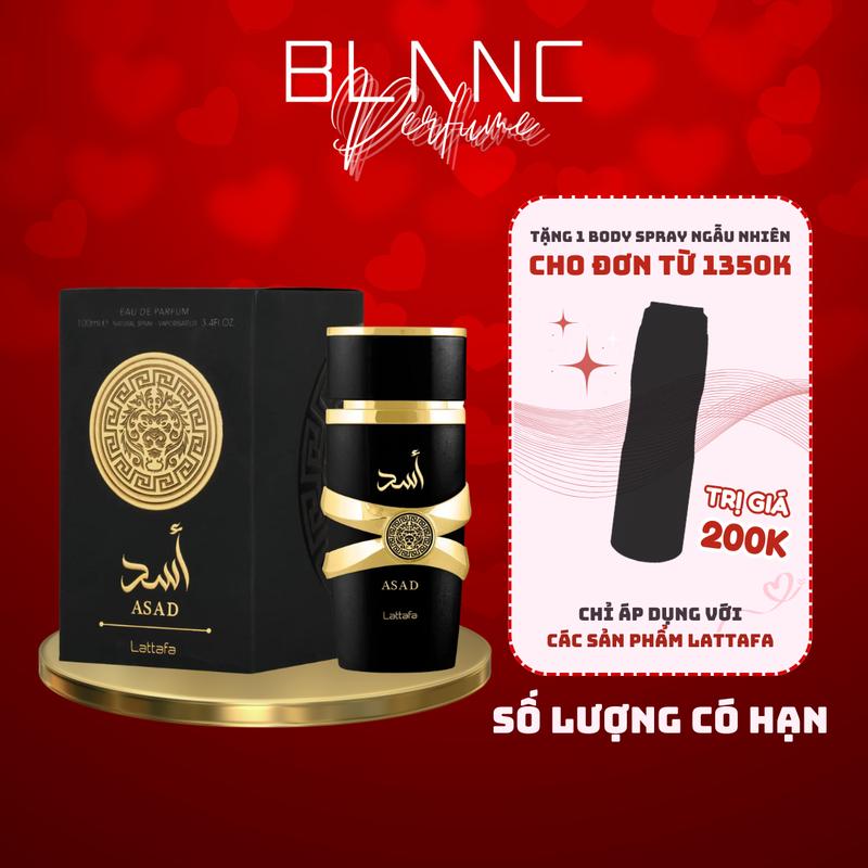 Nước Hoa Lattafa Asad EDP Nam Perfume Xịt Thơm Cosmetic