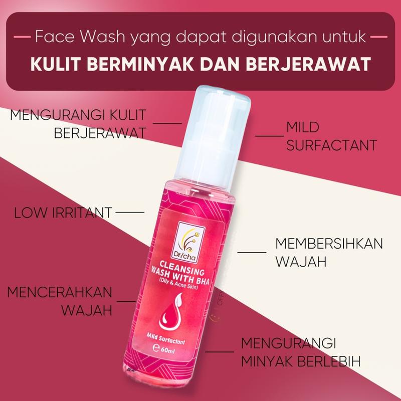 Dricha Cleansing Wash With BHA (Oily & Acne Skin) 2