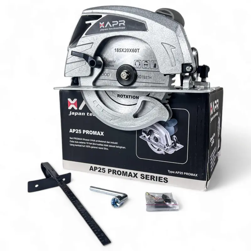 CIRCULAR SAW APR RAJA nya ap25promax sirkel mesin gergaji listrik kayu potong triplek dll GARANSI 3