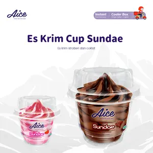 Aice Ice Cream Sundae 12pcs 24pcs | Aice Chocolate & Strawberry Sundae 12pcs 24pcs Each