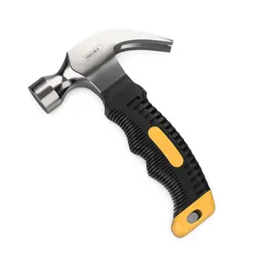 Palu Cakar MINI Pegangan Terisolasi Palu Cakar Kecil Portabel  Karbon Tinggi Multifungsi martil baja asli