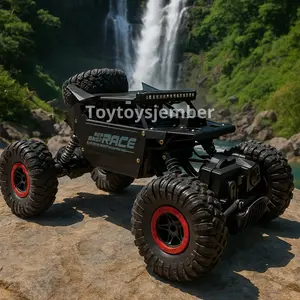 ANTI AIR RC Race CRAWLER 4WD Body Metal LAMPU LED BATERAI CHARGER