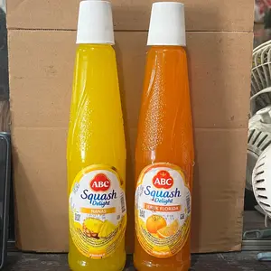 ABC Sirup Squash Delight Botol - Nanas dan Jeruk Floridina 450mL