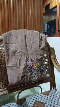 Product Review of Gamis Bordir Katun Toyobo Import/Dress/Pakaian Wanita/Baju muslim/terbaru/terlaris/terpopuler/COD Lembut Muslim Wanita Panjang Pesta Dress Maxi Dewasa Mewah Kondangan Lebaran Syari Remaja from b**o 0