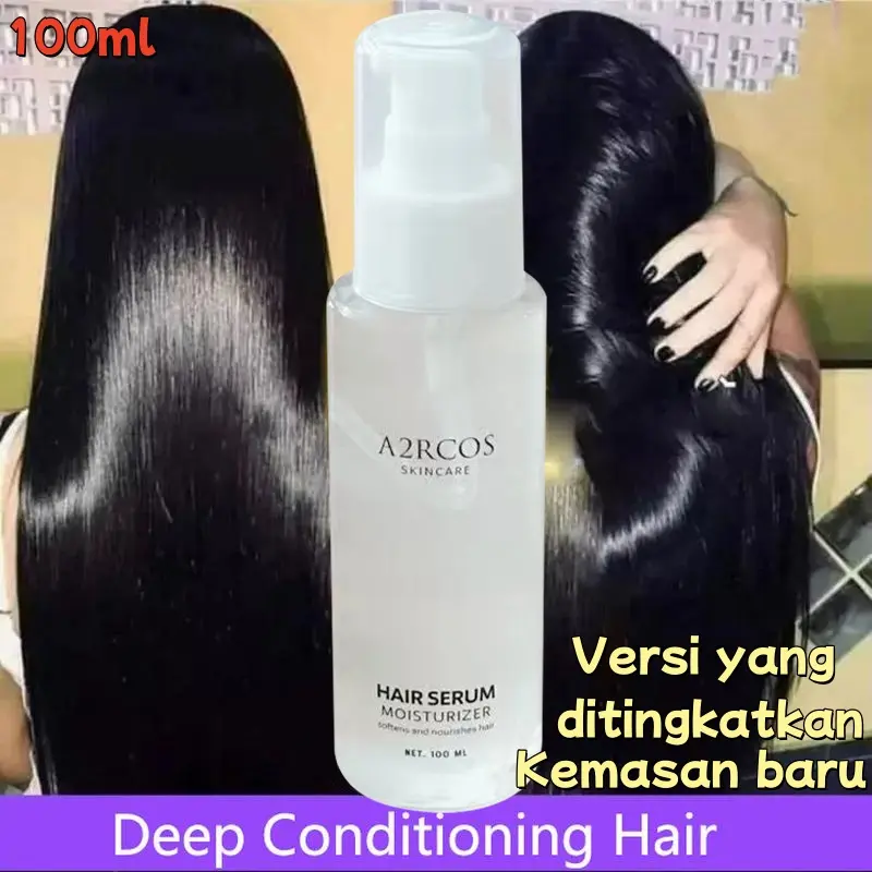 Serum rambut 100ml Pelembab Hari Serum Treatment Rambut Oil Hair Salon Essential Tonic Pelembab Rambut Indah Bersinar Berkilau Sehat Kuat Anti Kering Kusam Bercabang Perawatan Rambut Kulit Kepala Hair Treatment Conditioner Lebat Haircare  Shampoo