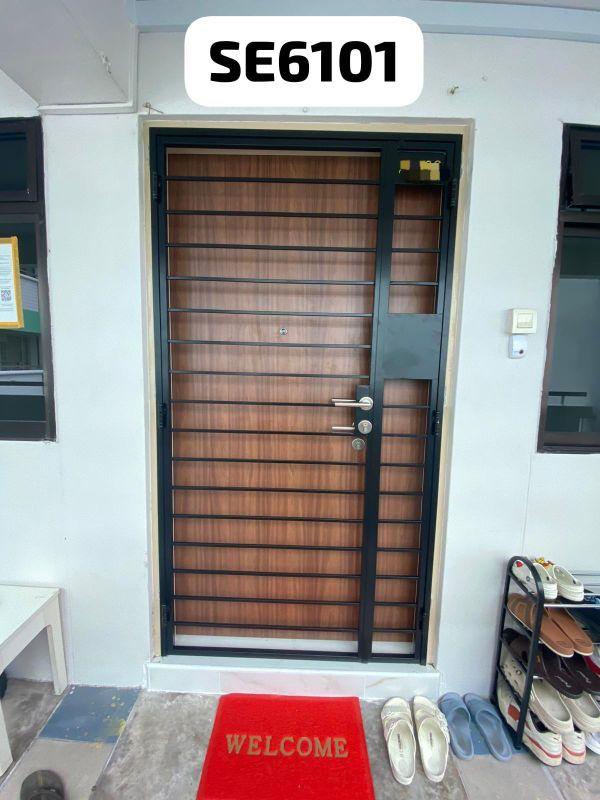 Product Introduction of EAZEA Push Pull Bundle of 3 (Mild Steel Gate + Digital Gate Lock + Fire Rated Digital Door Lock) 34