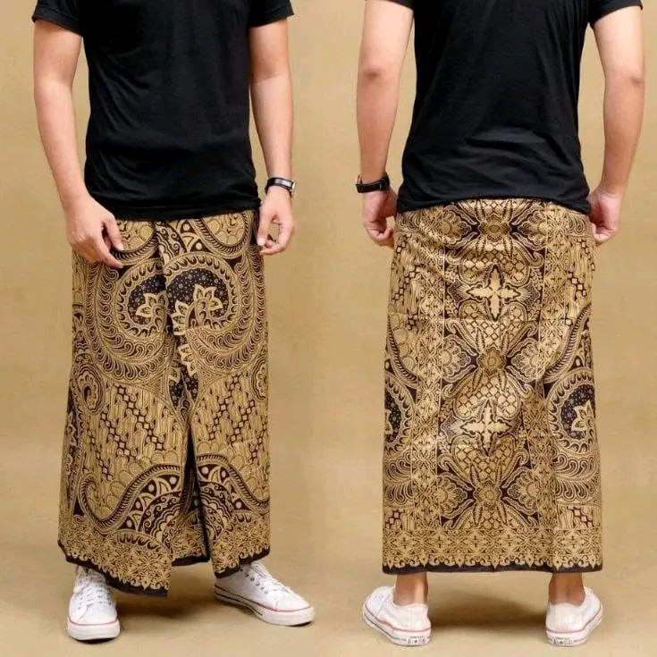 Sarung Batik Dewasa Exclusive Sultan Bolak Balik Tembus sampai serat kain Katun Signature