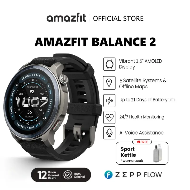 Amazfit Official balance Smart Watch 47mm Sapphire Glass