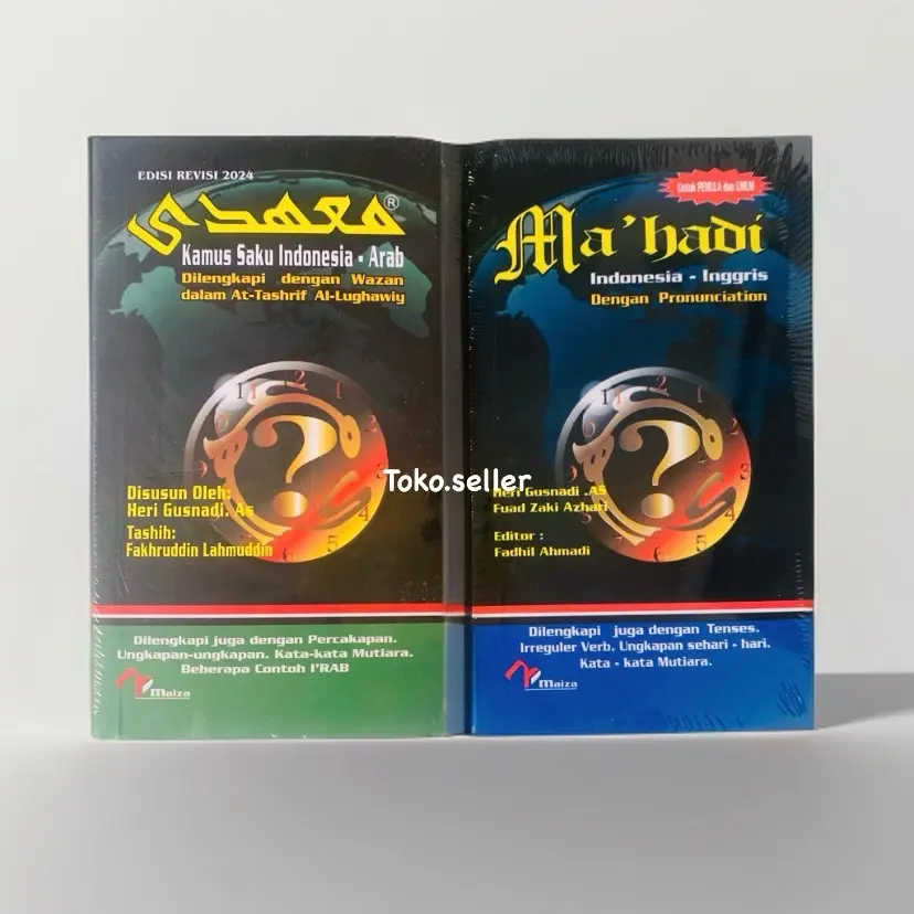 Ma'hadi kamus saku softcover | kamus Mahadi Arab dan inggris edisi revisi 2024