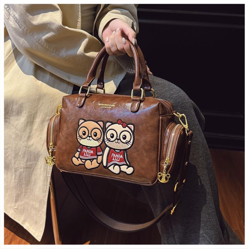  Túi Xách Beibaobao Fullbox Cao Cấp Thiết Kế Gấu Đôi Dễ Thương Đeo Chéo Xách Tay Đeo Vai T899 