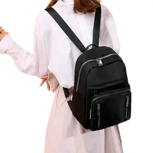 Tas Ransel Sekolah Fashion Gendong Wanita Backpack Punggung Resleting Cewek Kekinian Cantik Kanvas