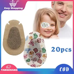 20pcs Lazy Eyes Patch Penutup Mata Malas Anak Opticlude Orthoptic Eye Patch Terapi Mata Anak