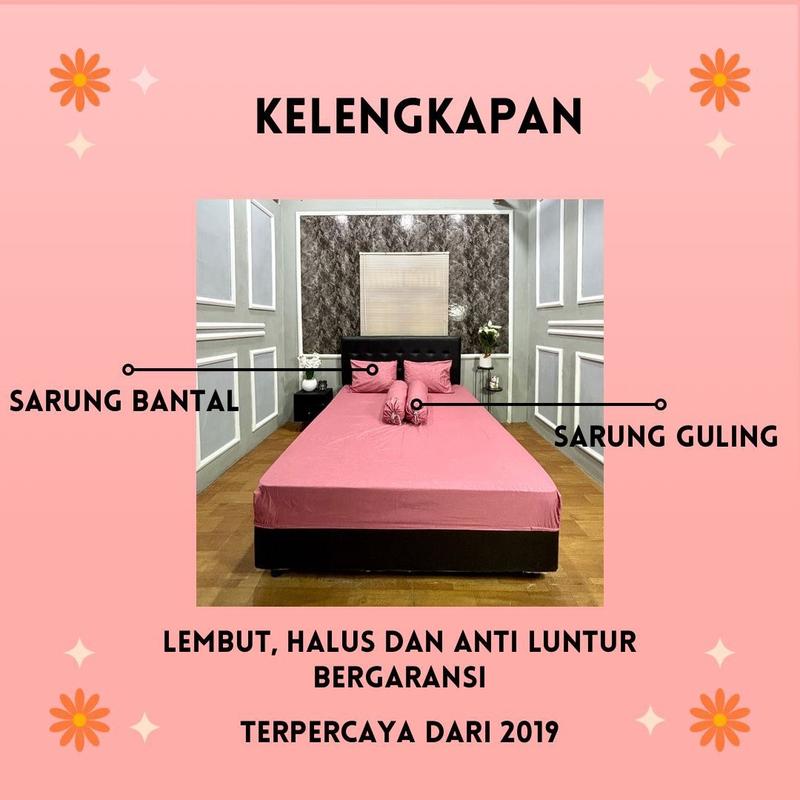SPREI EMBOS POLOS TINGGI 30 UKURAN 160 || 180 || 200 2