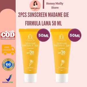 2PCS MADAME GIE Sunscreen SPF 30 PA +++ 50 ML BPOM SUNSCREEN SEMUA JENIS KULIT KEMASAN LAMA