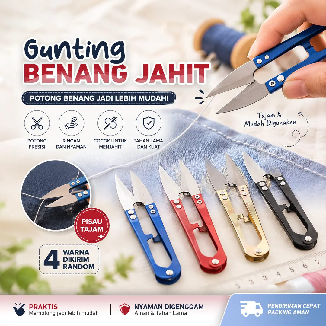 Gunting Benang untuk Pengrajin Benang Thread Cutter Gunting Jempol Gunting Benang Jahit