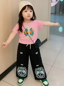 SETELAN CARGO BAJU SERUT ANAK PEREMPUAN UMUR 1-12 TAHUN SETELAN BAJU SERUT MOTIF BUNGA TERBARU VIRAL