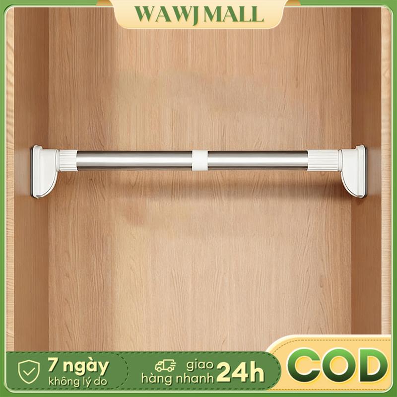 Giá phơi quần áo bằng thép không gỉ có thể điều chỉnh không cần khoan RA mở tám…