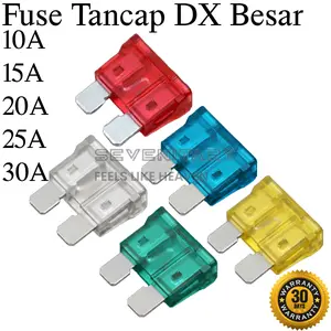 Fuse Sekring Tancap DX Besar Sekring Tusuk 10A 15A 20A 25A 30A [50 PCS]