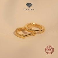 Gambar DAVINA Ladies Amoura Earrings Gold Color Sterling Silver 925 - Anting Wanita Perak S925 Hoop dari DAVINA Jewelry Kota Administrasi Jakarta Pusat 3 Tokopedia
