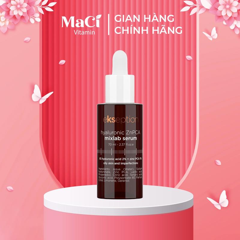 Serum kẽm ZnPCA Ekseption Hyaluronic ZnPCA HA + 1% 75ml