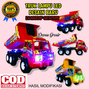 TTD new Mainan anak laki-laki Mobil Dump Truk Mobil Pengangkut Pasir Mobil truck