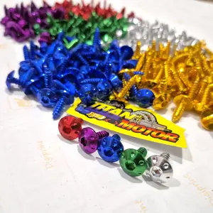 baut body motor cb150r cbr  mio z beat satria fu vixion genio vario 110 125  vario 150 160 mio j soul gt 125 m3 dlc