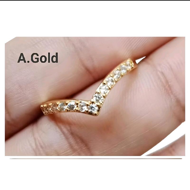 RAL58.Cincin Fuji xuping dewasa lapis emas dgn mata zircon 1