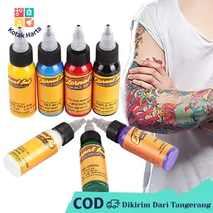7/16 Warna Tinta Tato 30ml Pigmen Tato Tahan Lama Aman Tato Tintas Untuk Kulit Kualitas Tinggi