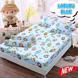 SPREI MOTIF LABUBU VIRAL / SPREI ANAK LUCU