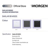 Gambar Morgen Saklar IB MGES Series, Engkel, Seri, TV NPC (Salah) - MG-80100, HITAM  dari Morgen Official Store Kota Administrasi Jakarta Pusat 2 Tokopedia
