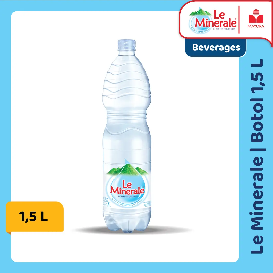 Air Minum Le Minerale Botol 1500 ml