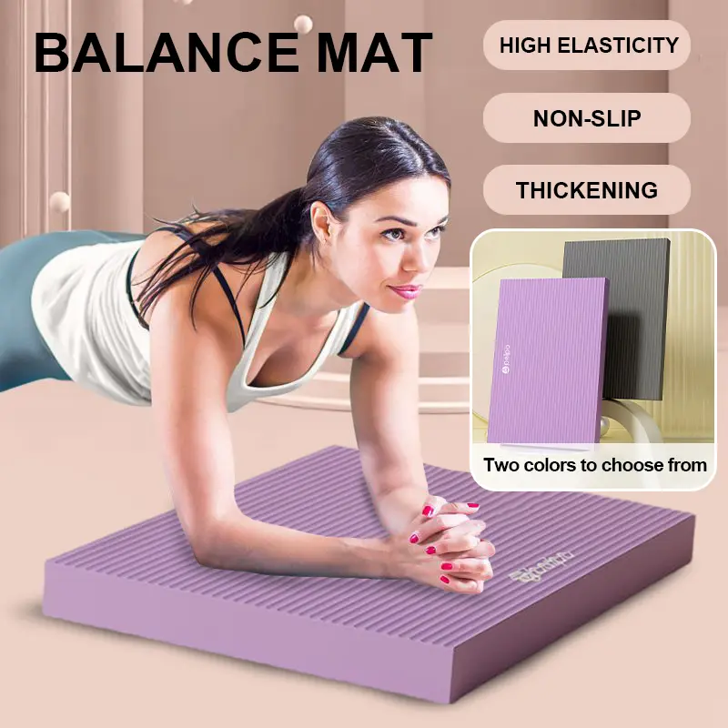NBR Balance Pad Kneeling Pad High Density yoga mat Folding Fitness Board Support Balance Pad Exercise